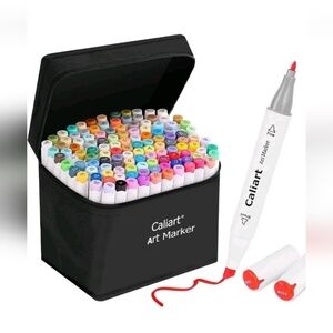 Caliart Markers, 121 Colors Dual Tip Art Markers Sketch Pens